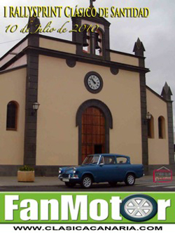 Cartel I Rallysprint Clásico de Santidad