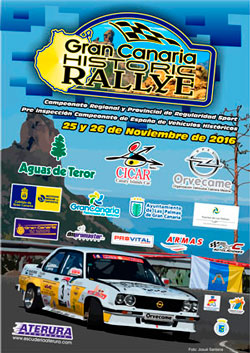 Cartel IV Gran Canaria Historic Rallye