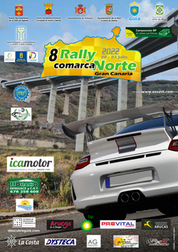 Cartel VIII Rallye Comarca Norte de Gran Canaria