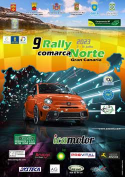 Cartel IX Rally Comarca Norte de Gran Canaria