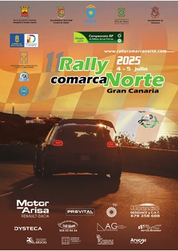Cartel XI Rally Comarca Norte de Gran Canaria