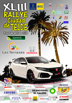 Cartel XLIII Rallye Ciudad de Telde