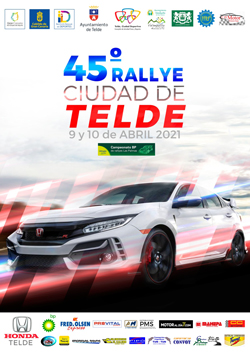 Cartel XLV Rallye Ciudad de Telde