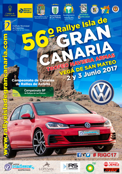 Cartel LVI Rallys Isla de Gran Canaria
