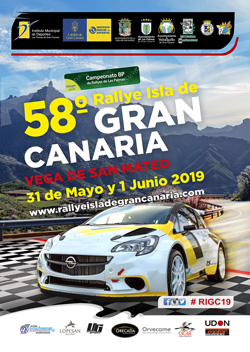 Cartel LVIII Rallye Isla de Gran Canaria