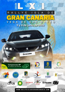 Cartel LXI Rally Isla de Gran Canaria