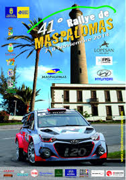 Cartel XLI Rallye Maspalomas