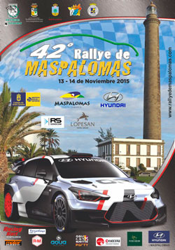Cartel XLII Rallye Maspalomas