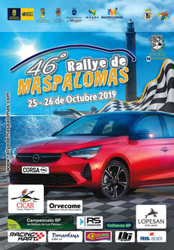 Cartel XLVI Rallye de Maspalomas