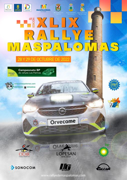 Cartel XLIX Rallye de Maspalomas