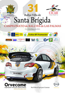 Cartel XXXI Rallye Villa de Santa Brígida