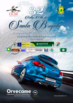 Cartel XXXII Rallye Villa de Santa Brígida