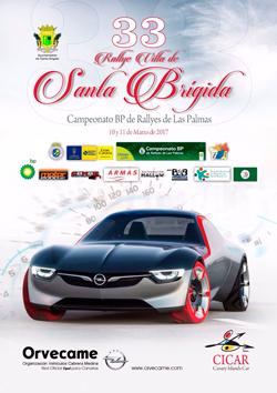 Cartel XXXIII Rallye Villa de Santa Brígida