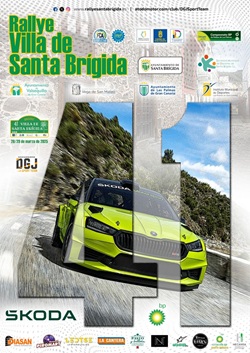Cartel XLI Rallye Santa Brígida