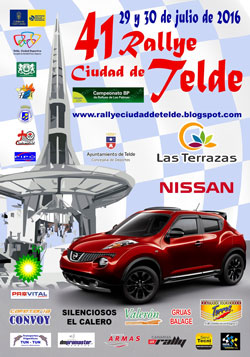Cartel XLI Rallye Ciudad de Telde