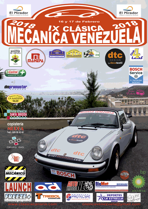 Cartel IX Clásica Mecánica Venezuela