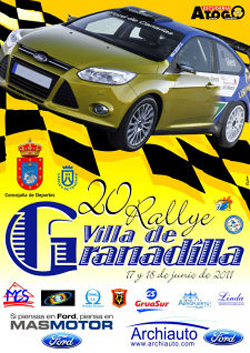 Cartel XX Rallye Villa de Granadilla