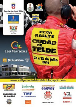 Cartel XXXVI Rallye Ciudad de Telde