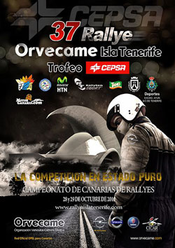 Cartel XXXVII Rallye Isla de Tenerife