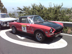 124 Abarth de Virginia Martí y Alejandro Ucha