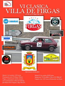 Cartel VI Clásica Villa de Firgas