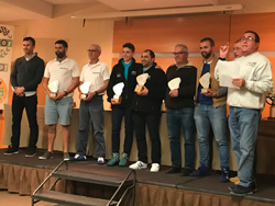 Podium de la VIII Clásica de Mogán 2018