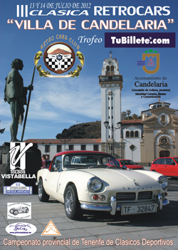Primeros datos de la III Clásica RetroCars Villa de Candelaria ‘Trofeo TuBillete.com’