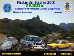 Fiestas del Socorro: II Expocisión de Vehículos Clásicos, Históricos y Deportivos en Tejeda